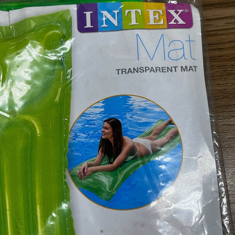 Intex | Games | Intex Unisex Pool Mat Transparent Vinyl 72x27 Green ...